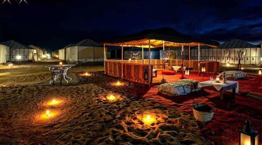 Erg Chigaga luxury Sahara desert camp