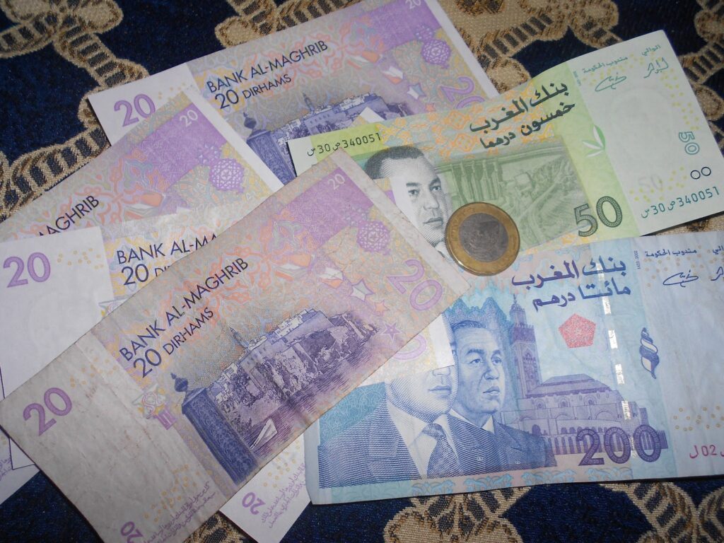 Moroccan bank notes