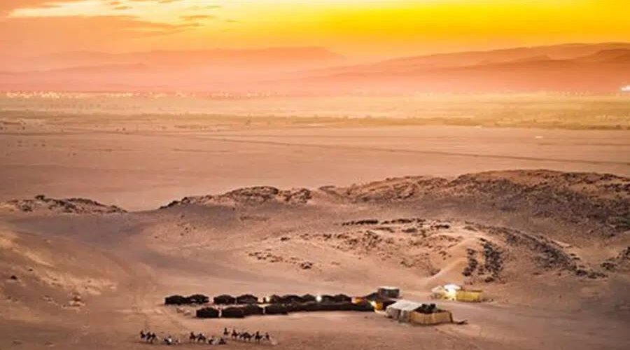 Zagora Sahara desert camp