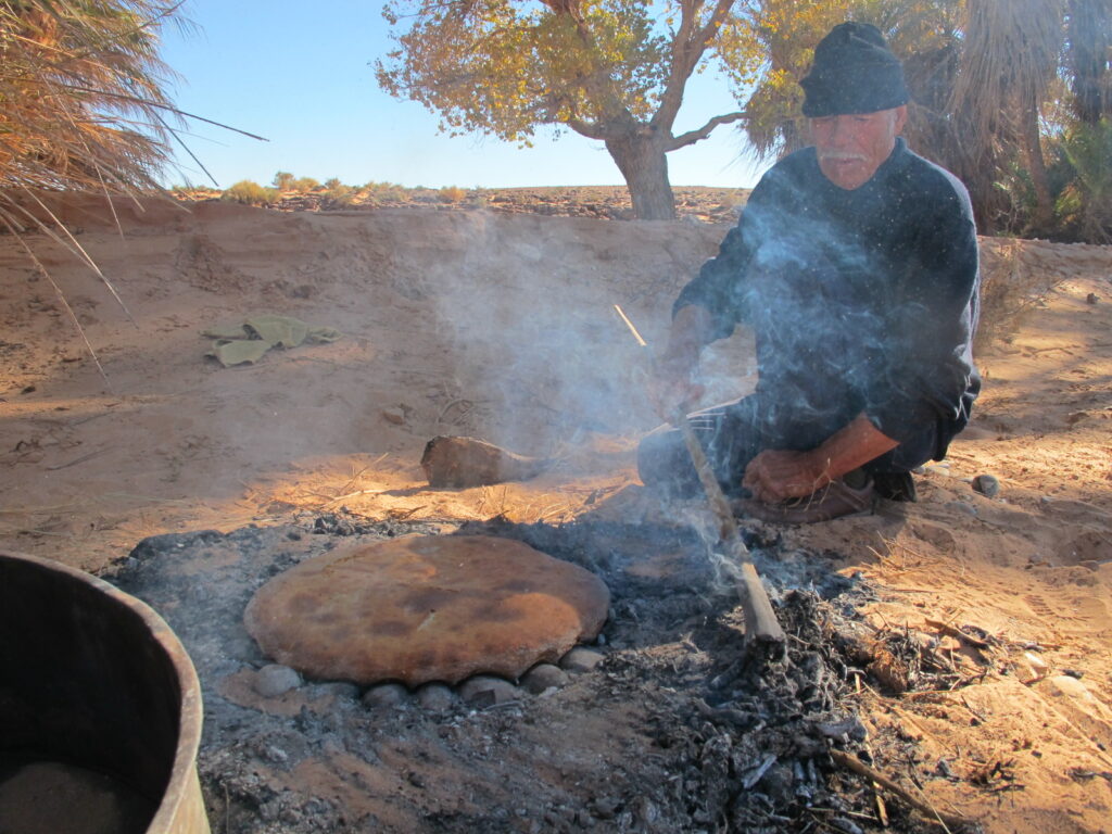 Medfouna: Traditional Berber Pizza prepared by Moroccan nomads